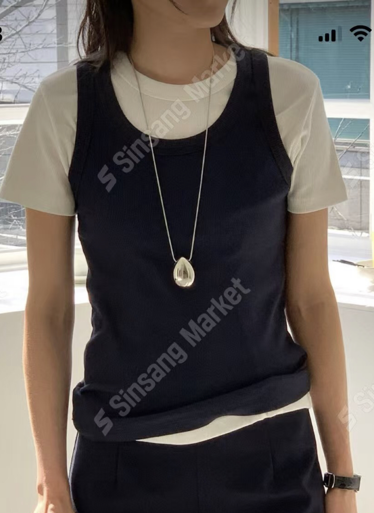 DAMBER東大門㊣實拍女士新款25春夏時尚職業真品熱賣吊帶背心DAMBER吊帶/背心圖色4