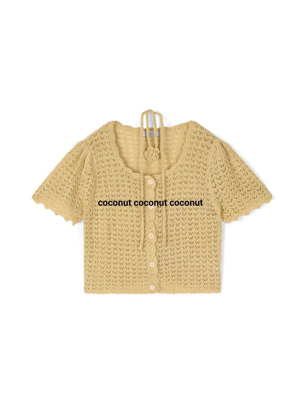 COCOUNT東大門㊣實拍女士新品推薦時尚真品25春夏休閑針織衫COCOUNT針織衫圖色2