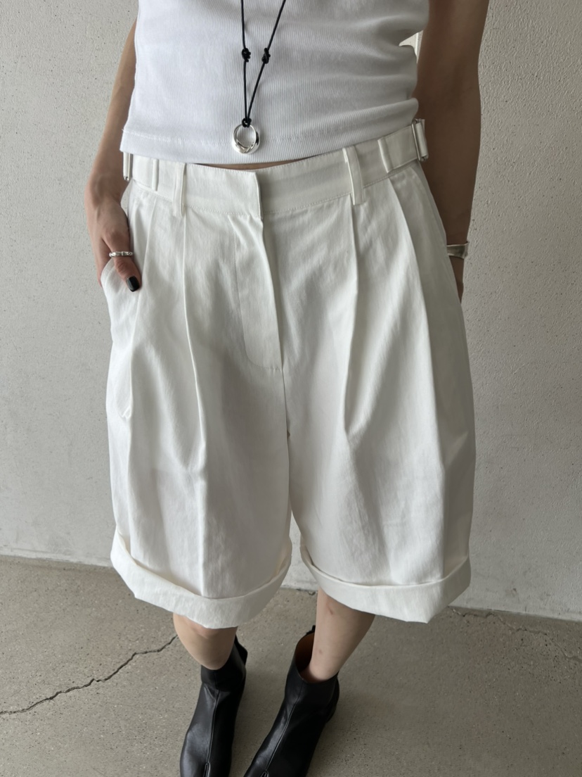 NOVUS東大門㊣代購女裝新款熱賣職業真品休閑25春夏短褲斜紋棉布NOVUS短褲