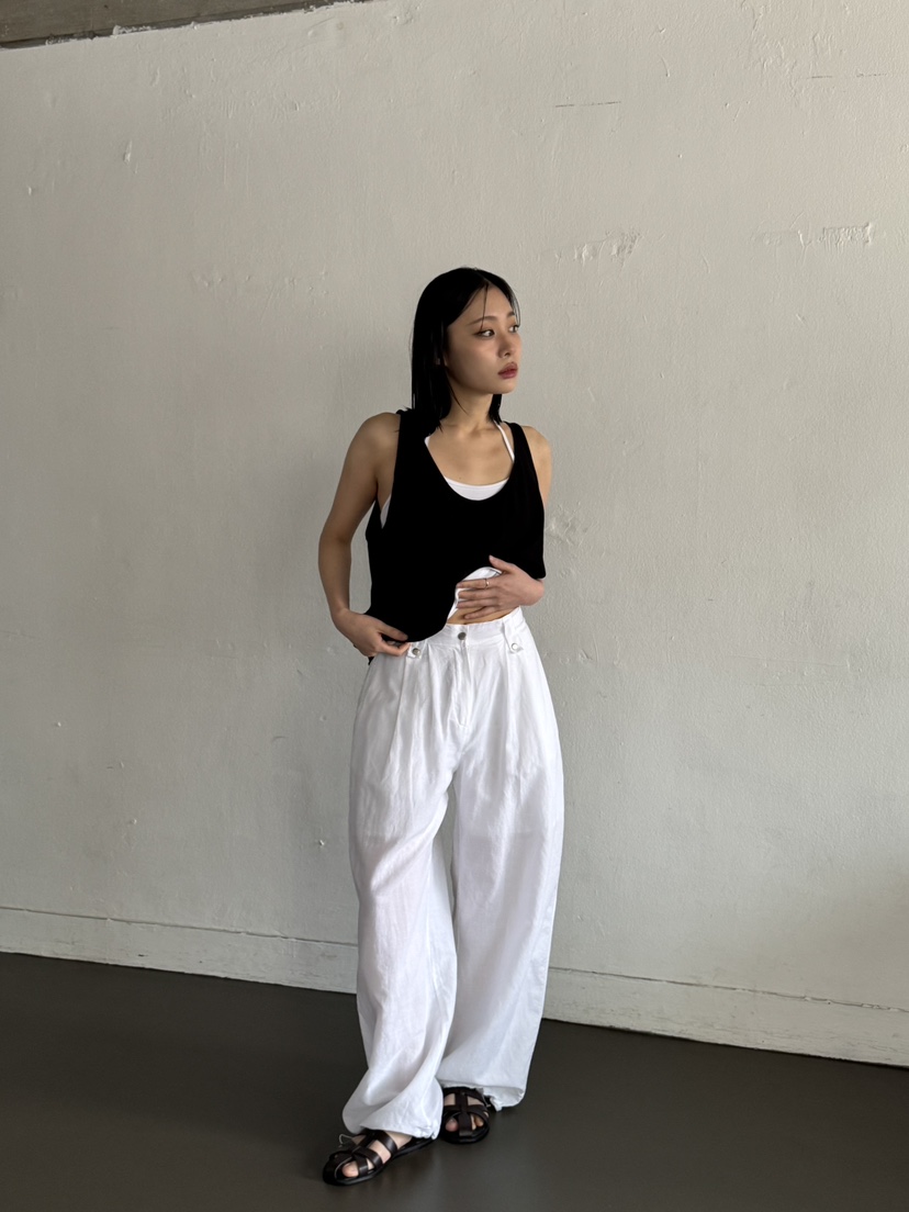 KARE/WEREPIECE韓國直郵㊣女士新款25春夏真品推薦休閑褲透明KARE/WEREPIECE休閑褲
