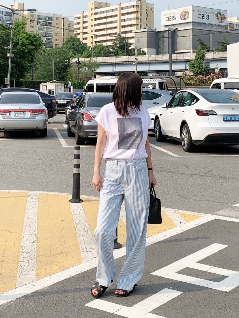 COURGETTE韓國代購㊣女士新款時尚休閑25春夏人氣推薦職業T恤COURGETTET恤