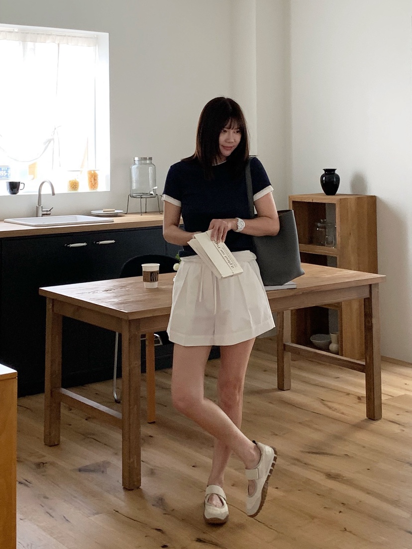 COURGETTE東大門㊣直郵女士新款25春夏人氣時尚推薦休閑T恤COURGETTET恤