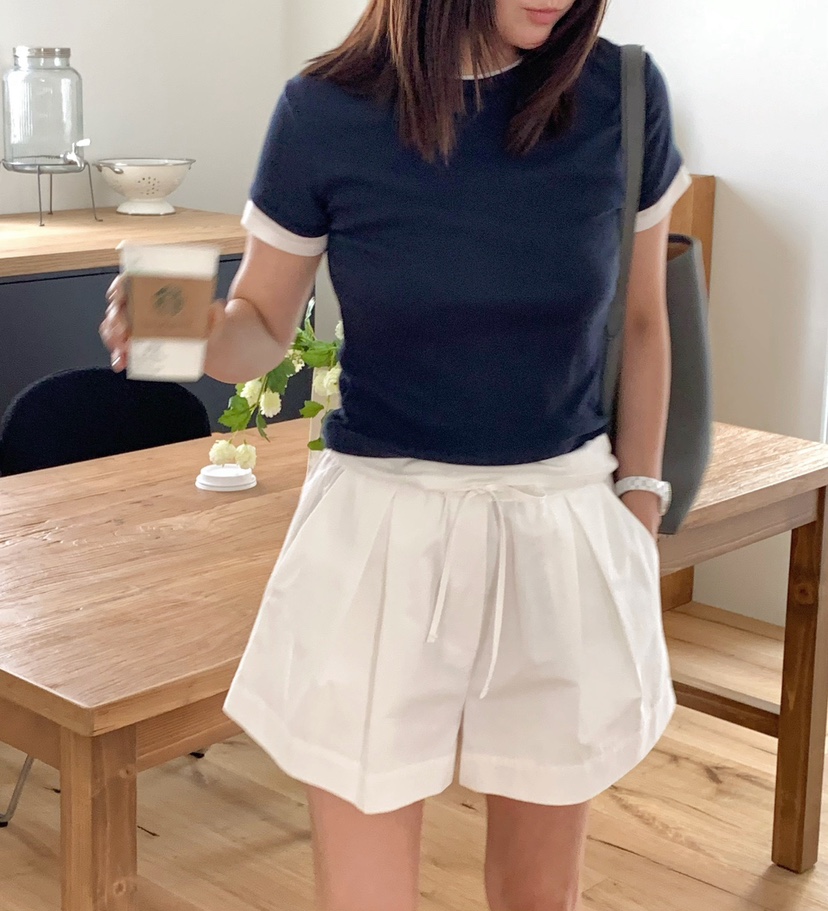 COURGETTE東大門㊣直郵女士新款25春夏人氣時尚推薦休閑T恤COURGETTET恤