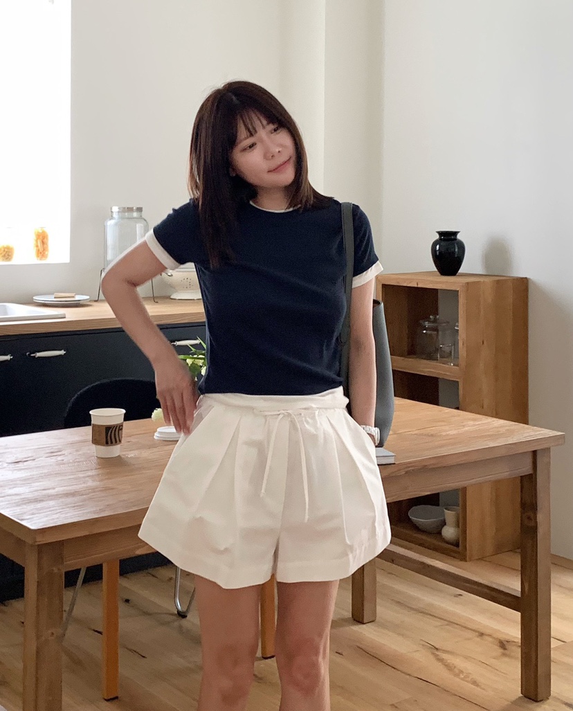 COURGETTE東大門㊣直郵女士新款25春夏人氣時尚推薦休閑T恤COURGETTET恤