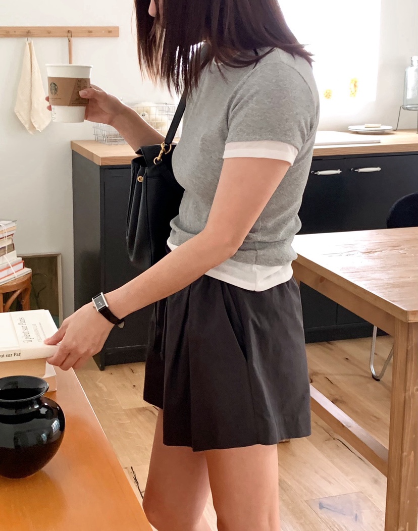 COURGETTE東大門㊣直郵女士新款25春夏人氣時尚推薦休閑T恤COURGETTET恤