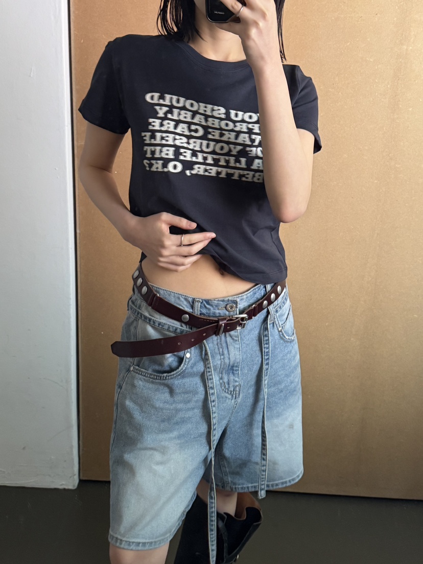 KARE/WEREPIECE韓國直郵㊣女士新品熱賣休閑推薦25春夏T恤KARE/WEREPIECET恤