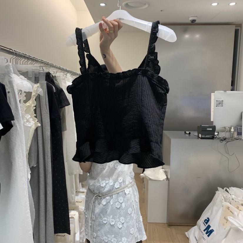 MEET ME韓國代購㊣女士新款人氣職業推薦熱賣時尚吊帶背心MEET ME吊帶/背心
