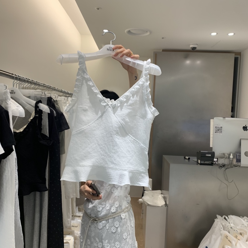 MEET ME韓國代購㊣女士新款人氣職業推薦熱賣時尚吊帶背心MEET ME吊帶/背心