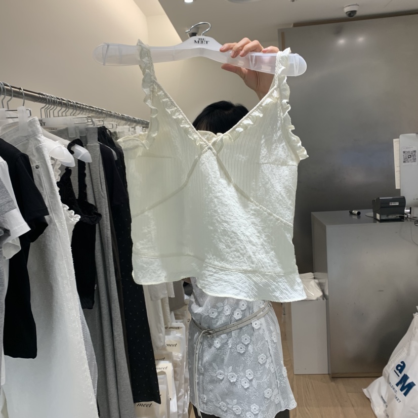 MEET ME韓國代購㊣女士新款人氣職業推薦熱賣時尚吊帶背心MEET ME吊帶/背心圖色3