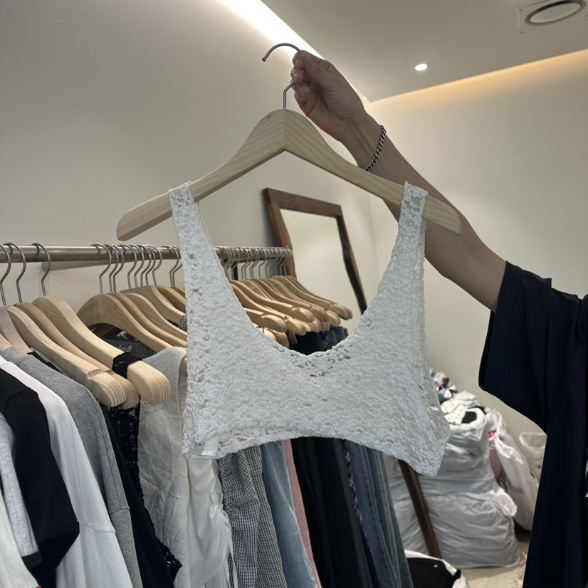 FRIC東大門㊣實拍女裝新品職業真品時尚人氣熱賣吊帶背心蕾絲FRIC吊帶/背心