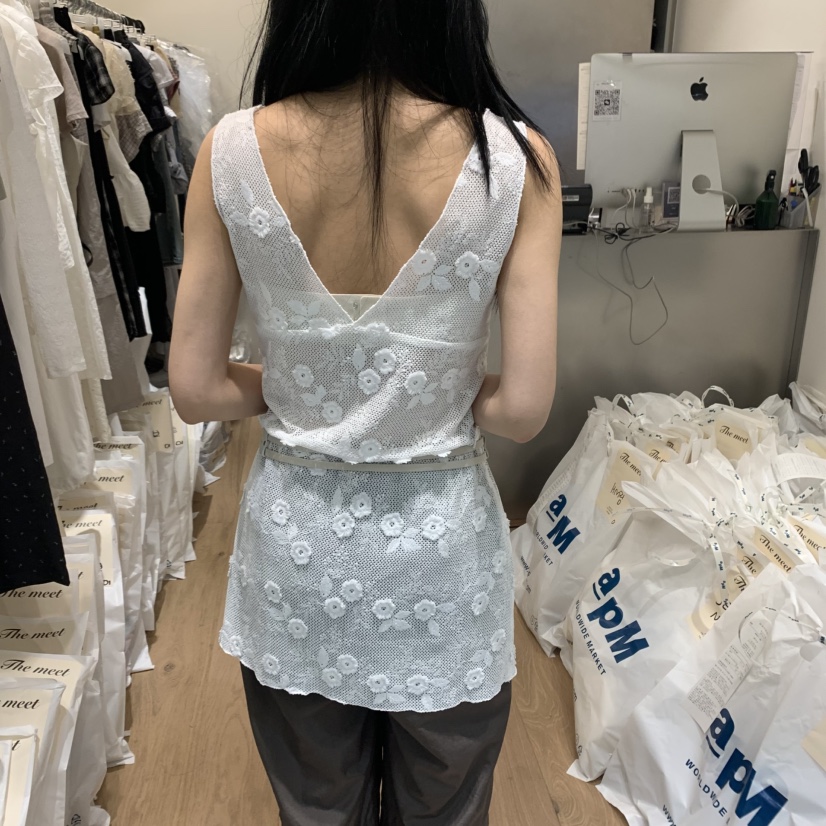 MEET ME東大門㊣實拍女士新品真品推薦時尚連衣裙不含腰帶MEET ME連衣裙