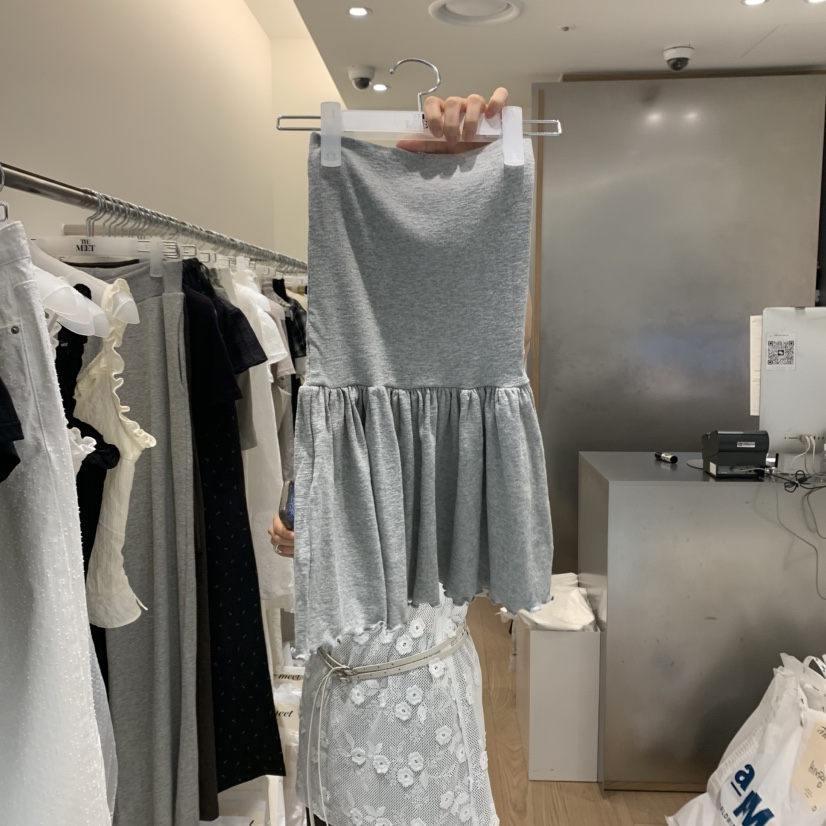 MEET ME韓國代購㊣女士新款25春夏職業人氣休閑真品吊帶背心MEET ME吊帶/背心