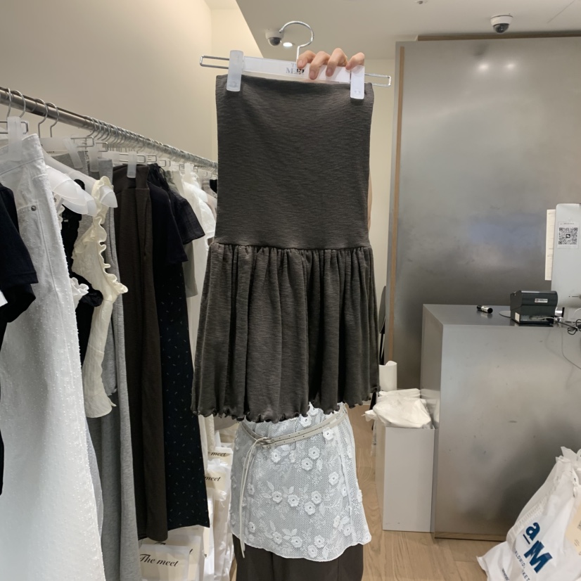 MEET ME韓國代購㊣女士新款25春夏職業人氣休閑真品吊帶背心MEET ME吊帶/背心圖色2