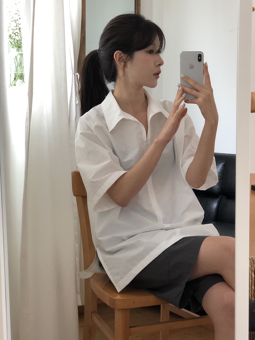 THE EYL韓國直郵㊣女裝新款職業推薦時尚休閑真品襯衫蕾絲衫THE EYL襯衫/蕾絲衫