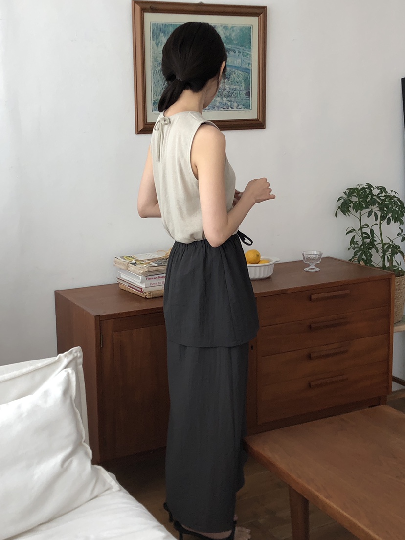 THE EYL東大門㊣實拍女裝新品職業推薦25春夏真品人氣長裙THE EYL長裙