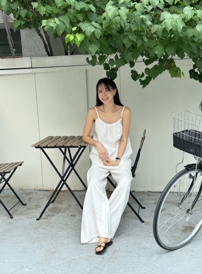 LE VASE韓國代購㊣女裝新品熱賣休閑真品25春夏時尚吊帶背心LE VASE吊帶/背心