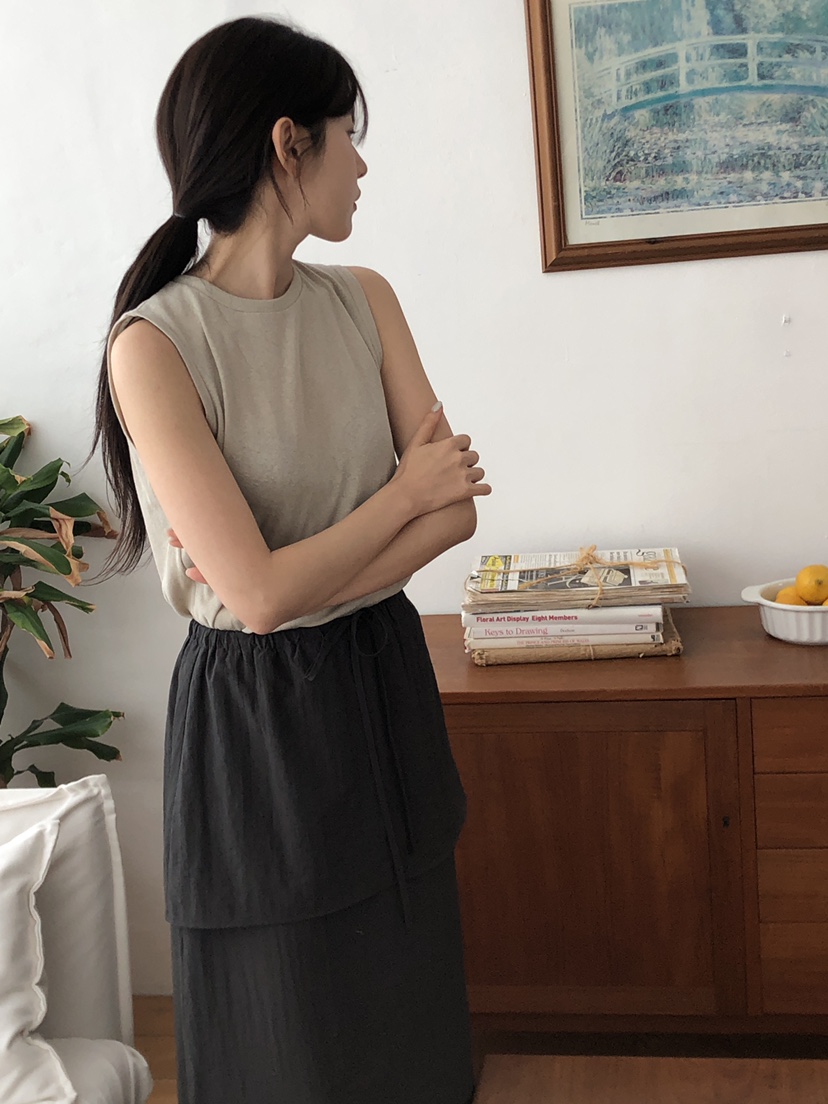 THE EYL韓國代購㊣女士新品推薦休閑人氣真品時尚吊帶背心THE EYL吊帶/背心