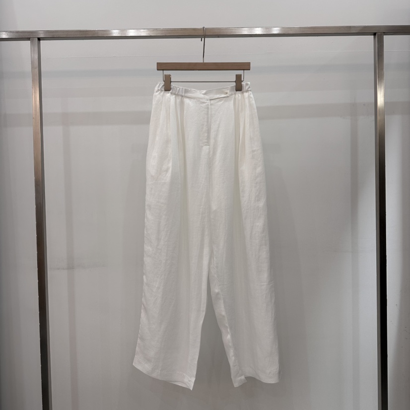 THE EYL東大門㊣代購女士新品25春夏真品休閑人氣褲子亞麻布THE EYL褲子