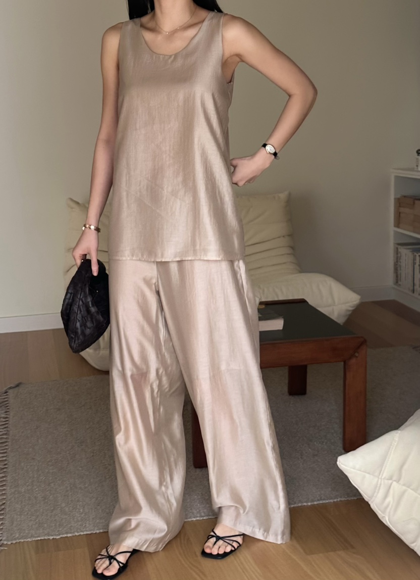 LE VASE東大門㊣直郵女裝新品25春夏人氣職業真品吊帶背心LE VASE吊帶/背心