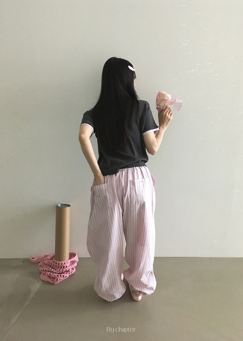 BY CHAPTER東大門㊣實拍女裝新款25春夏真品熱賣休閑休閑褲Chapter休閑褲