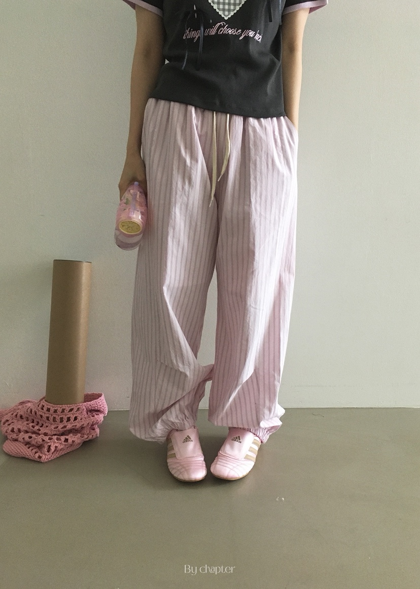BY CHAPTER東大門㊣實拍女裝新款25春夏真品熱賣休閑休閑褲Chapter休閑褲
