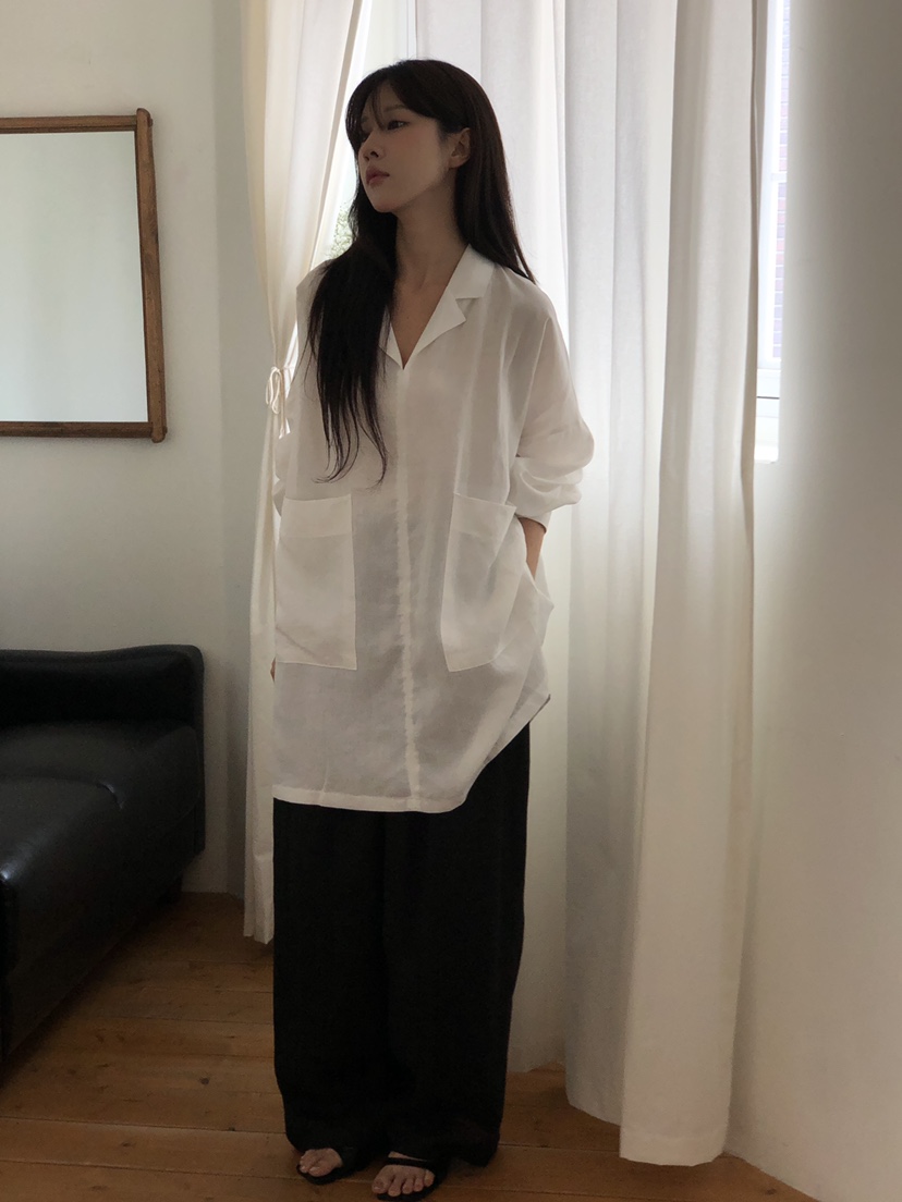 THE EYL東大門㊣實拍女士新款熱賣人氣休閑職業襯衫蕾絲衫THE EYL襯衫/蕾絲衫