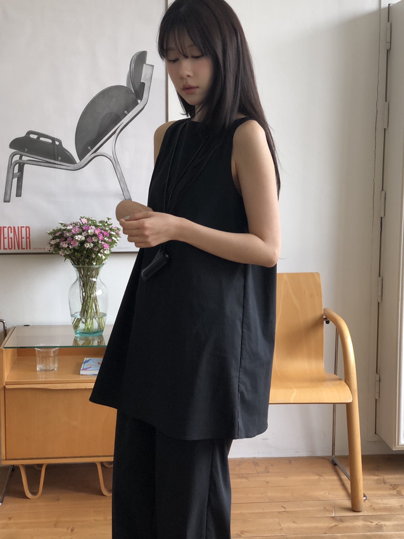 THE EYL韓國直郵㊣女士新品25春夏職業熱賣真品時尚吊帶背心THE EYL吊帶/背心