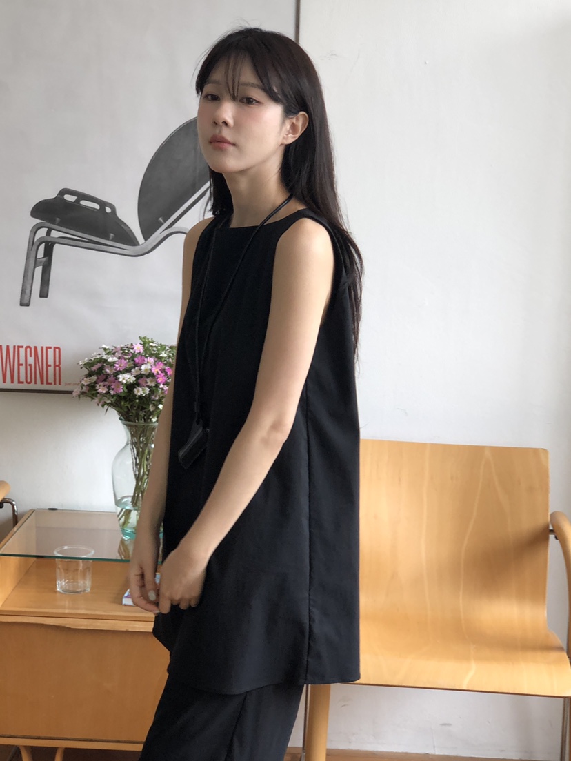 THE EYL韓國直郵㊣女士新品25春夏職業熱賣真品時尚吊帶背心THE EYL吊帶/背心