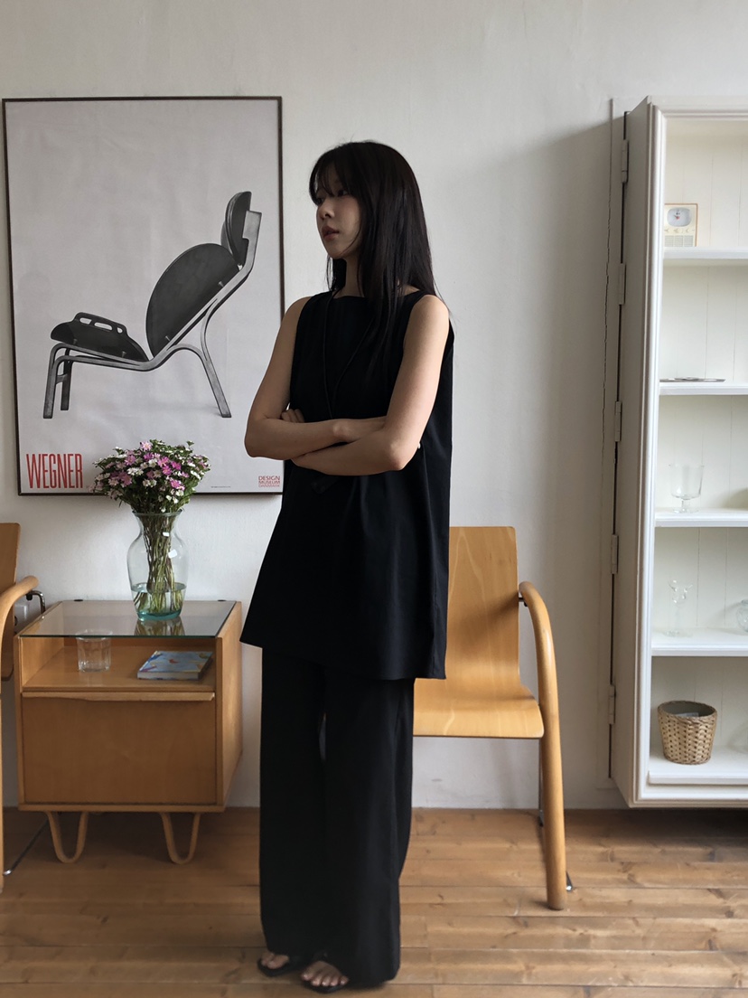 THE EYL韓國直郵㊣女士新品25春夏職業熱賣真品時尚吊帶背心THE EYL吊帶/背心