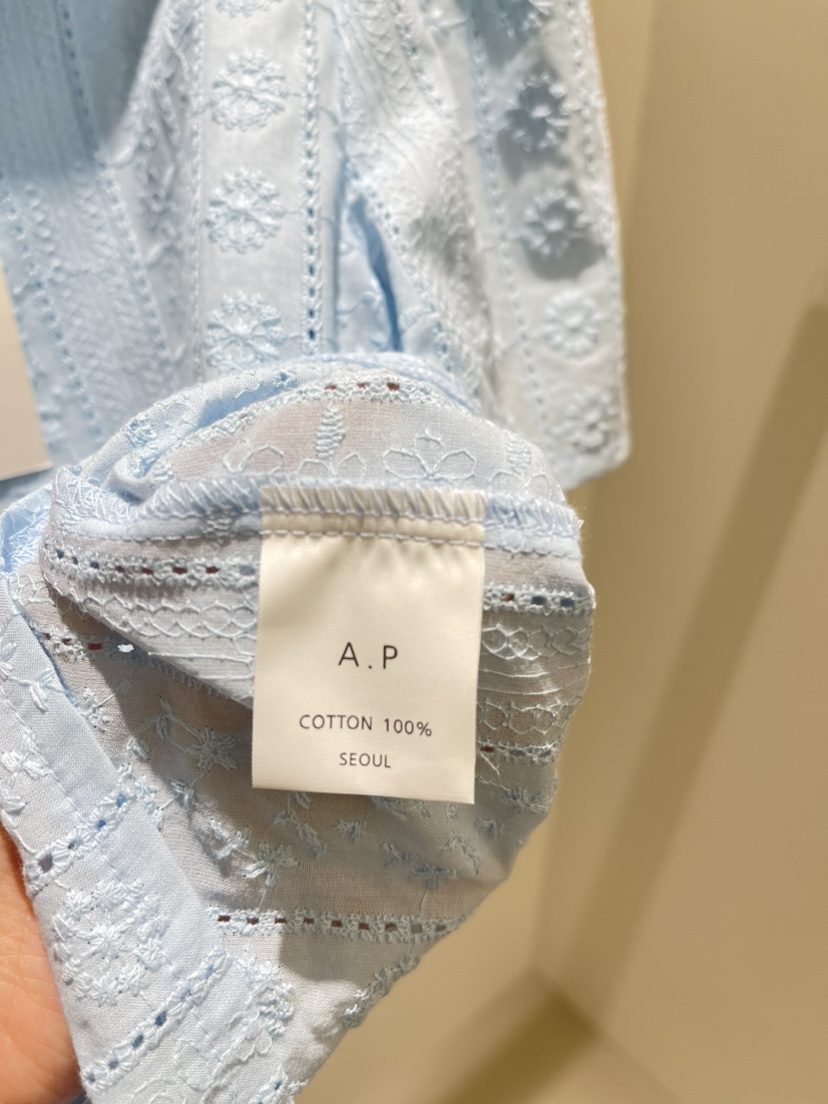 A P-STUDIO韓國直郵㊣女士新款推薦職業休閑時尚襯衫蕾絲衫A P-STUDIO襯衫/蕾絲衫