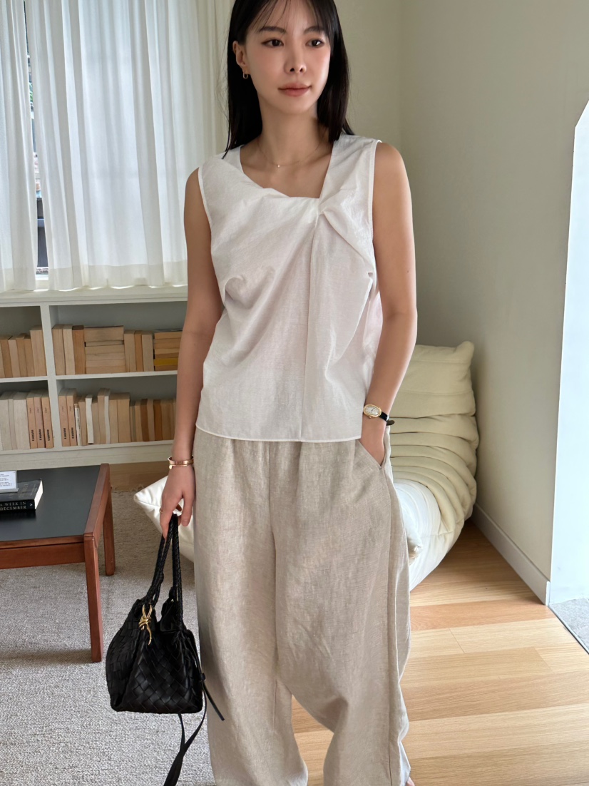 LE VASE東大門㊣實拍女裝新品休閑熱賣25春夏真品吊帶背心LE VASE吊帶/背心