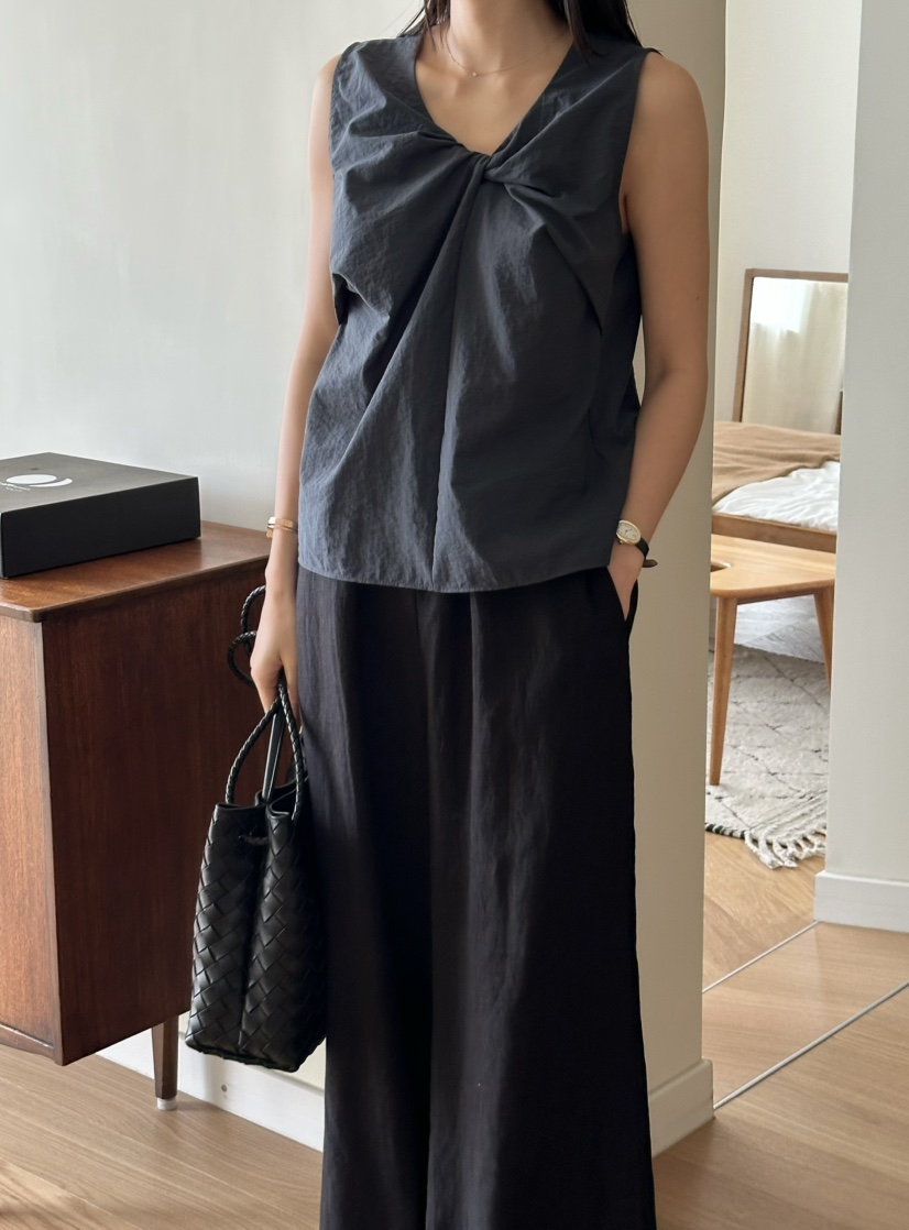 LE VASE東大門㊣實拍女裝新品休閑熱賣25春夏真品吊帶背心LE VASE吊帶/背心