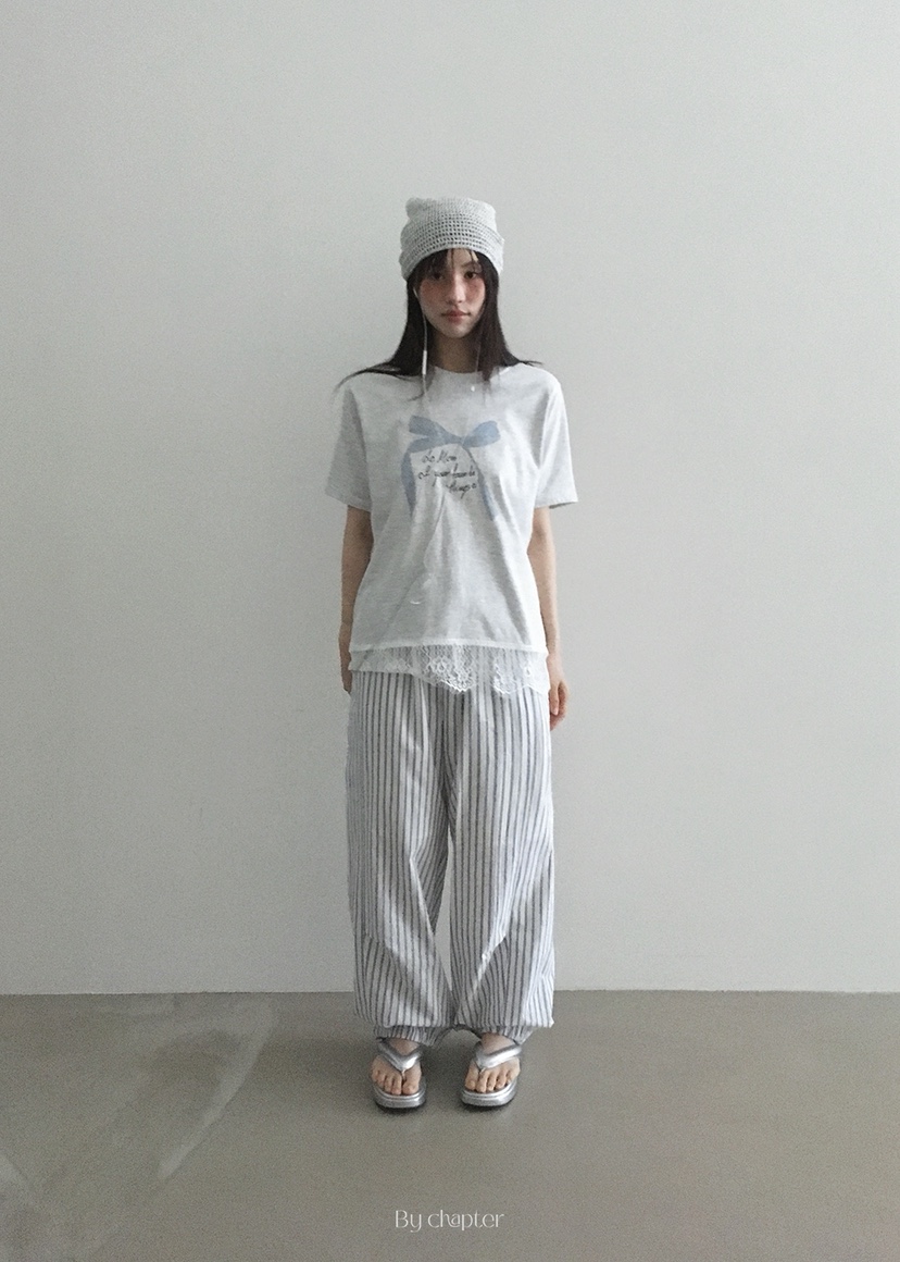 BY CHAPTER東大門㊣直郵女裝新款休閑熱賣推薦25春夏職業T恤ChapterT恤