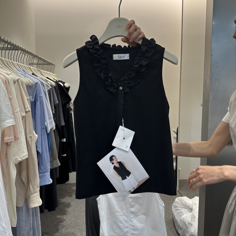 ALTER東大門㊣直郵女士新品職業真品時尚推薦人氣25春夏吊帶背心Alter吊帶/背心圖色2