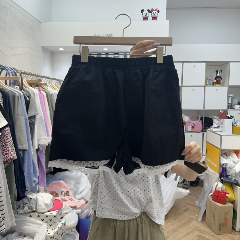 DE LINE韓國直郵㊣女裝新品時尚熱賣25春夏職業休閑推薦短褲DE LINE短褲圖色3