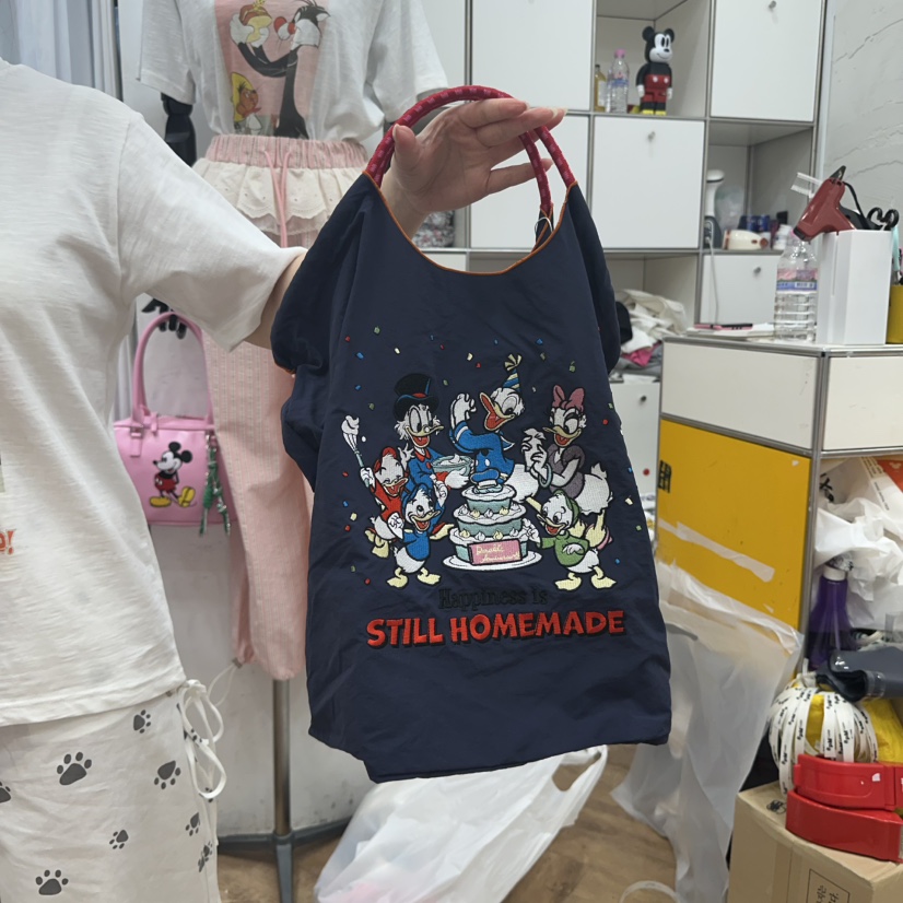 DE LINE東大門㊣直郵女士新品職業人氣休閑推薦時尚手提包絨DE LINE手提包