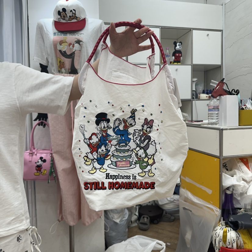 DE LINE東大門㊣直郵女士新品職業人氣休閑推薦時尚手提包絨DE LINE手提包