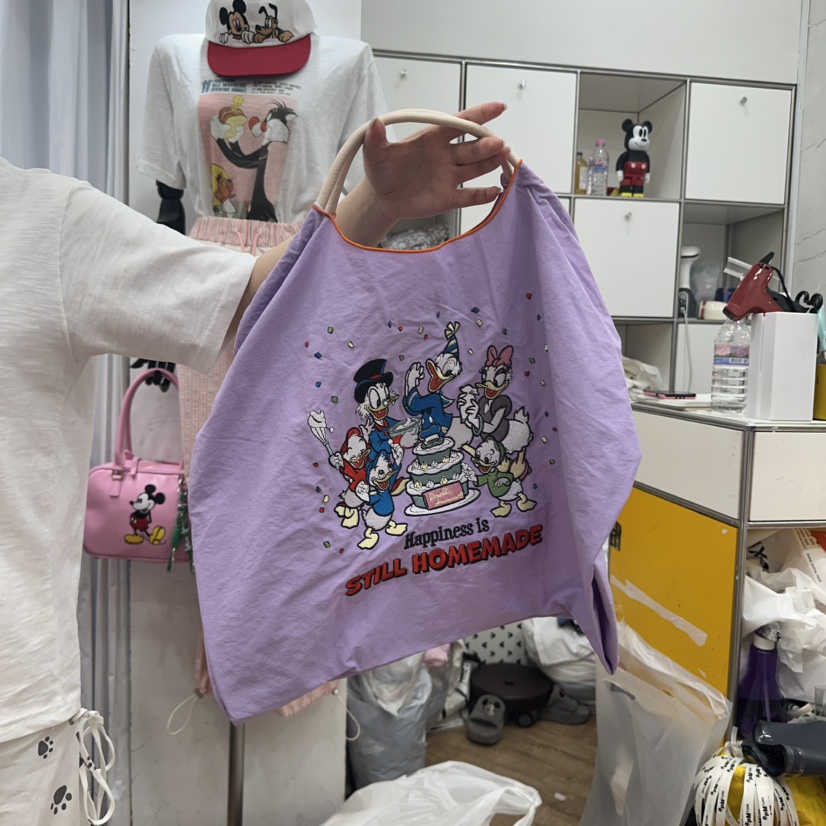 DE LINE東大門㊣直郵女士新品職業人氣休閑推薦時尚手提包絨DE LINE手提包