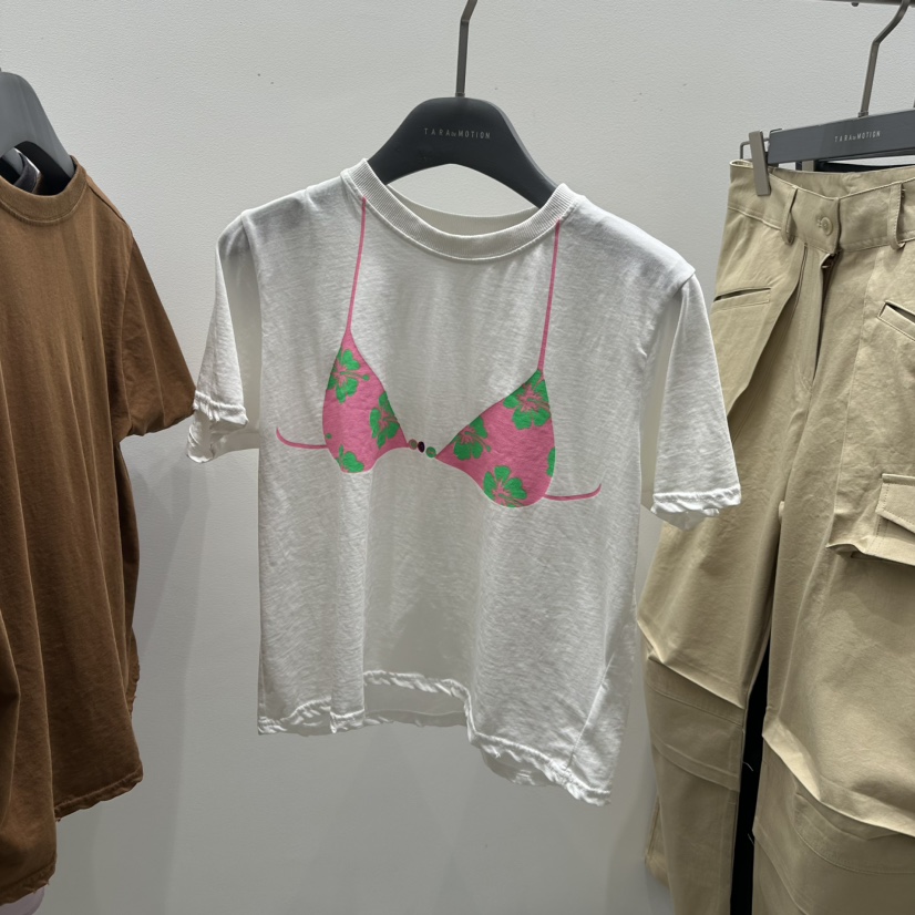 TARABY MOTION韓國直郵㊣女裝新品推薦25春夏真品時尚人氣T恤TARABY MOTIONT恤圖色4