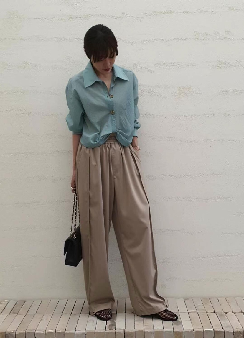 GENTLE B東大門㊣直郵女裝新款時尚人氣休閑25春夏熱賣休閑褲GENTLE B休閑褲