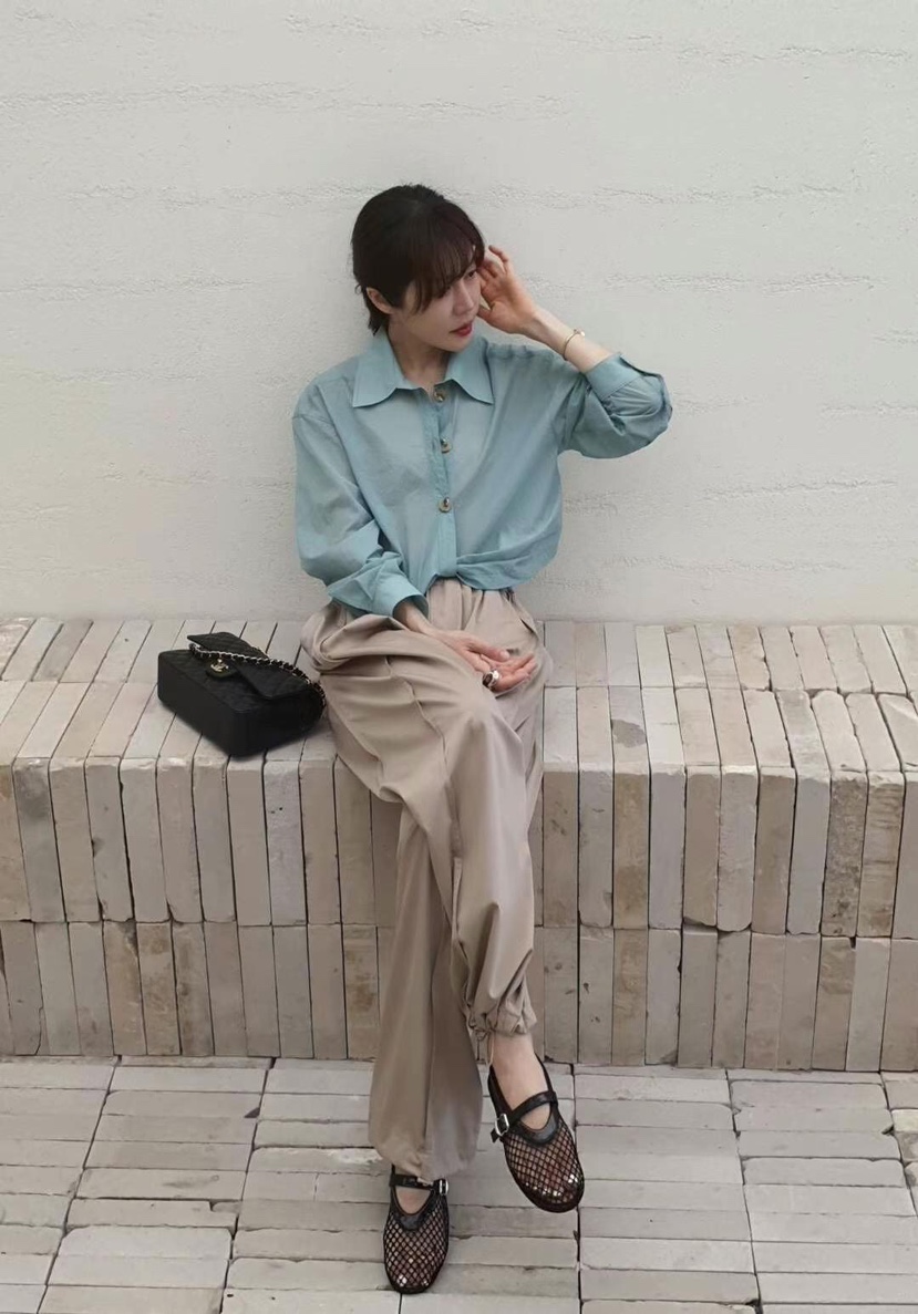 GENTLE B東大門㊣直郵女裝新款時尚人氣休閑25春夏熱賣休閑褲GENTLE B休閑褲