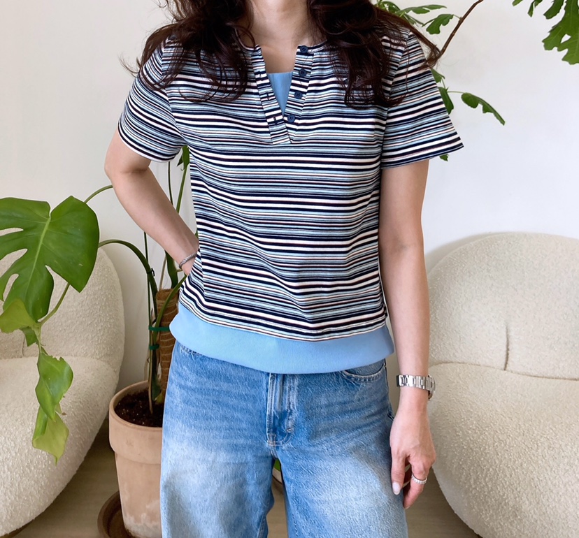 HANNA-A韓國代購㊣女裝新品人氣真品熱賣休閑職業25春夏T恤HANNAT恤