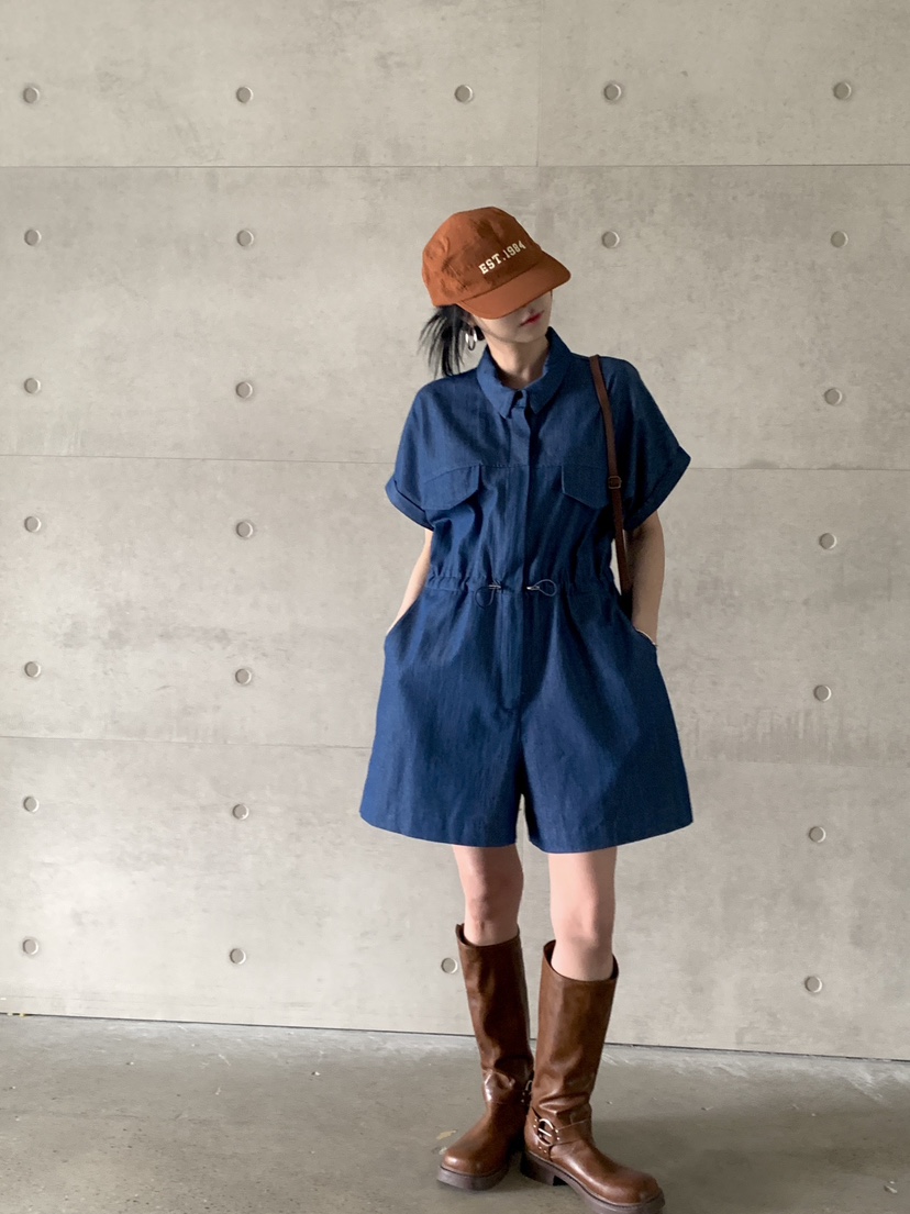 DAVICHI韓國代購㊣女士新品25春夏真品時尚推薦人氣職業連體褲DAVICHI連體褲
