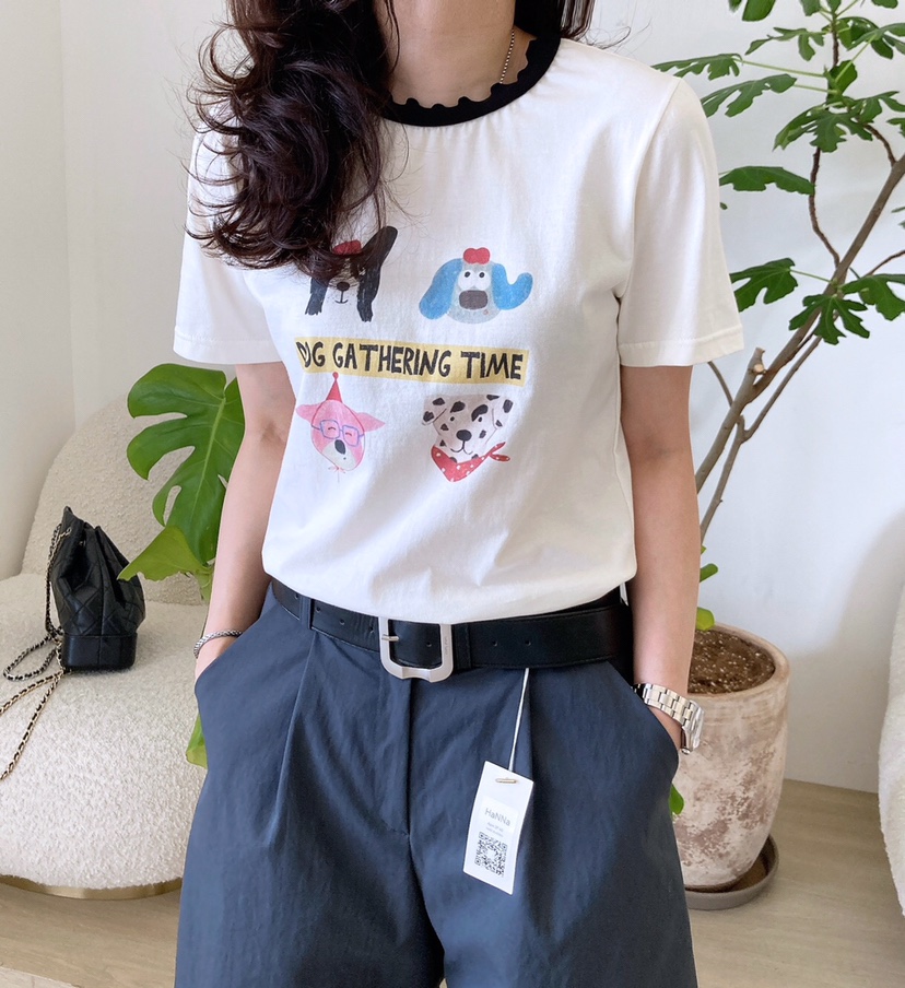 HANNA-A東大門㊣實拍女士新品休閑熱賣時尚人氣真品推薦T恤HANNAT恤