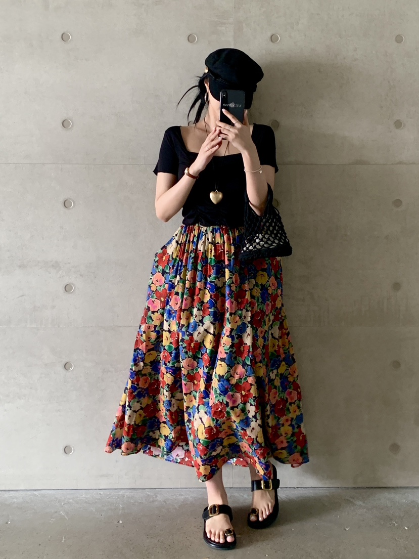 DAVICHI韓國直郵㊣女士新款25春夏時尚職業休閑人氣真品長裙DAVICHI長裙