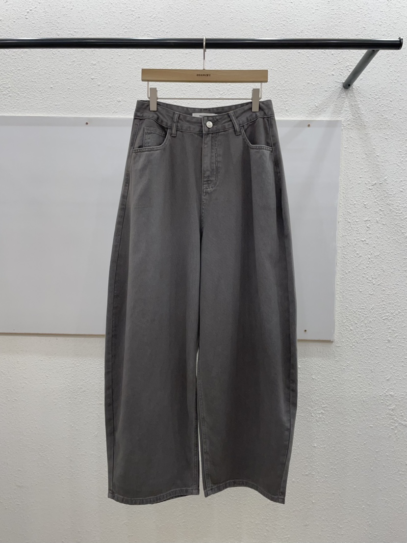 EGGPLANT東大門㊣實拍女士新款熱賣時尚職業休閑推薦牛仔褲EGGPLANT牛仔褲圖色2