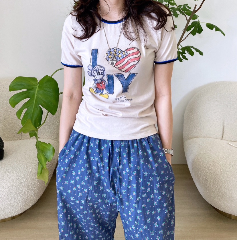 HANNA-A東大門㊣代購女裝新款時尚真品推薦人氣職業熱賣T恤HANNAT恤圖色2