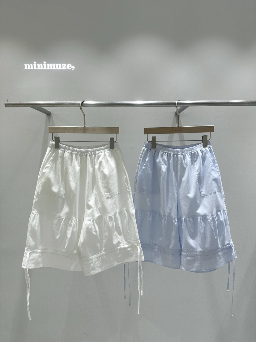 MINIMUZE韓國代購㊣女裝新款職業熱賣休閑推薦時尚短褲蝴蝶結MINIMUZE短褲
