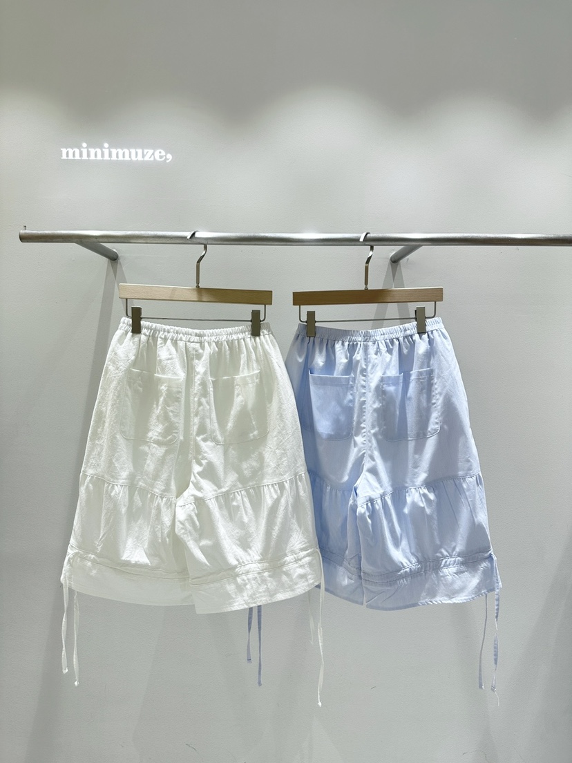 MINIMUZE韓國代購㊣女裝新款職業熱賣休閑推薦時尚短褲蝴蝶結MINIMUZE短褲