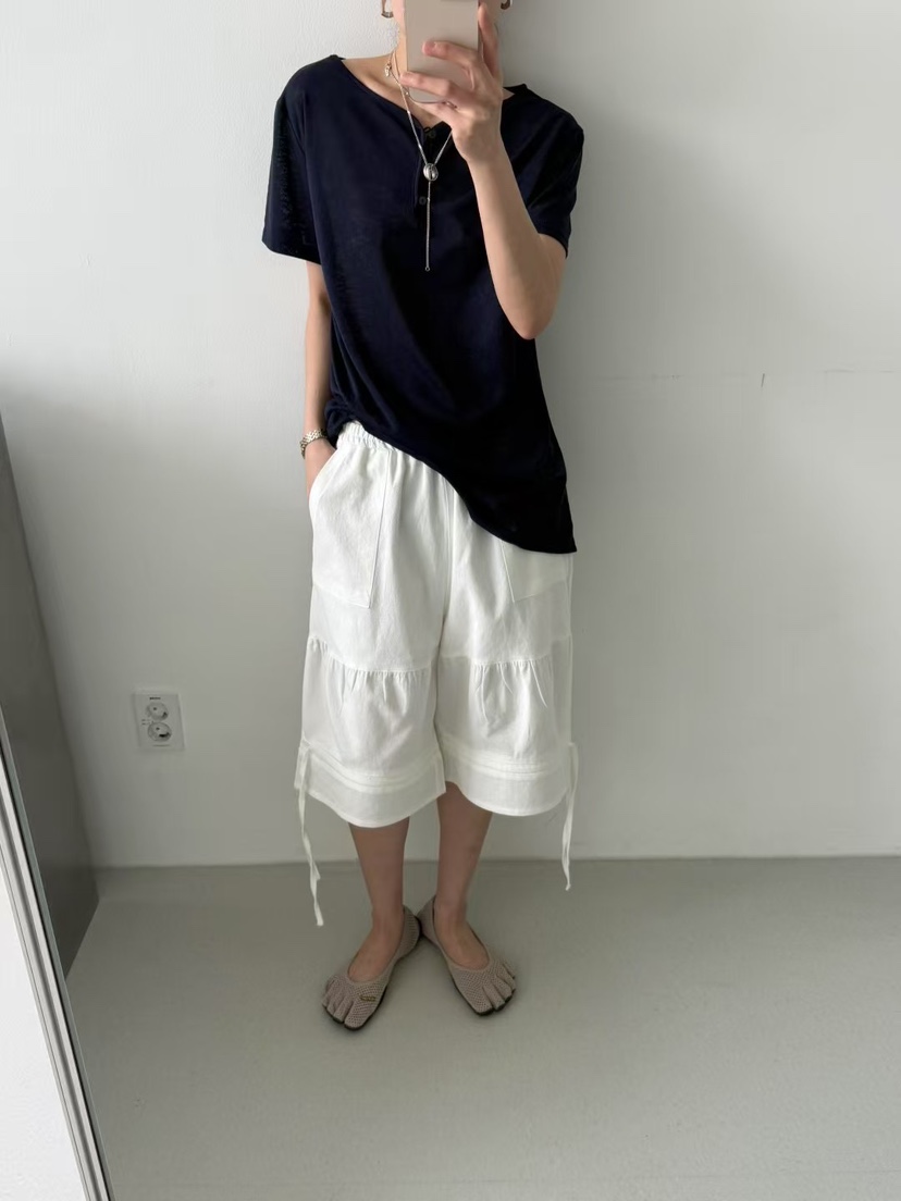 MINIMUZE韓國代購㊣女裝新款職業熱賣休閑推薦時尚短褲蝴蝶結MINIMUZE短褲